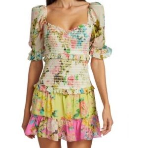 Hermandt & Nandita floral mini dress.